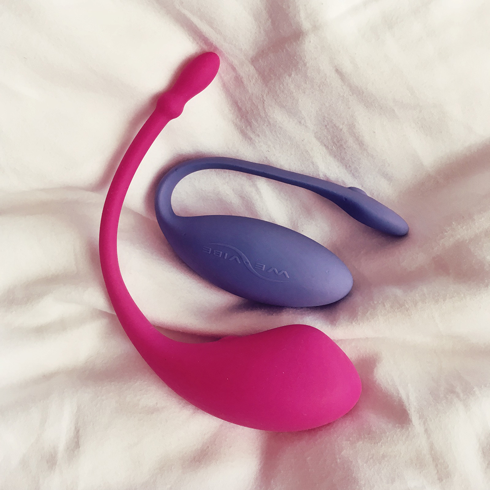 comparison photo of Lovense Lush below We-Vibe Jive