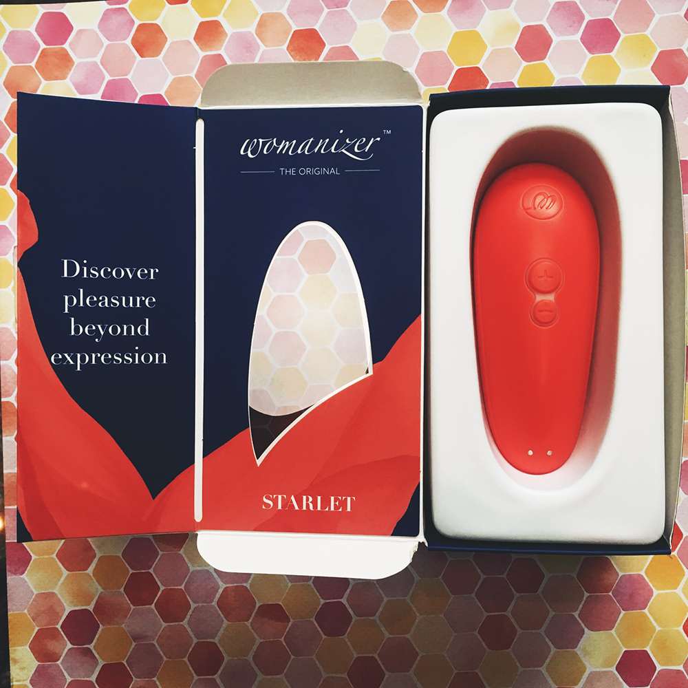 Photo of the inside of the Starlet packaging