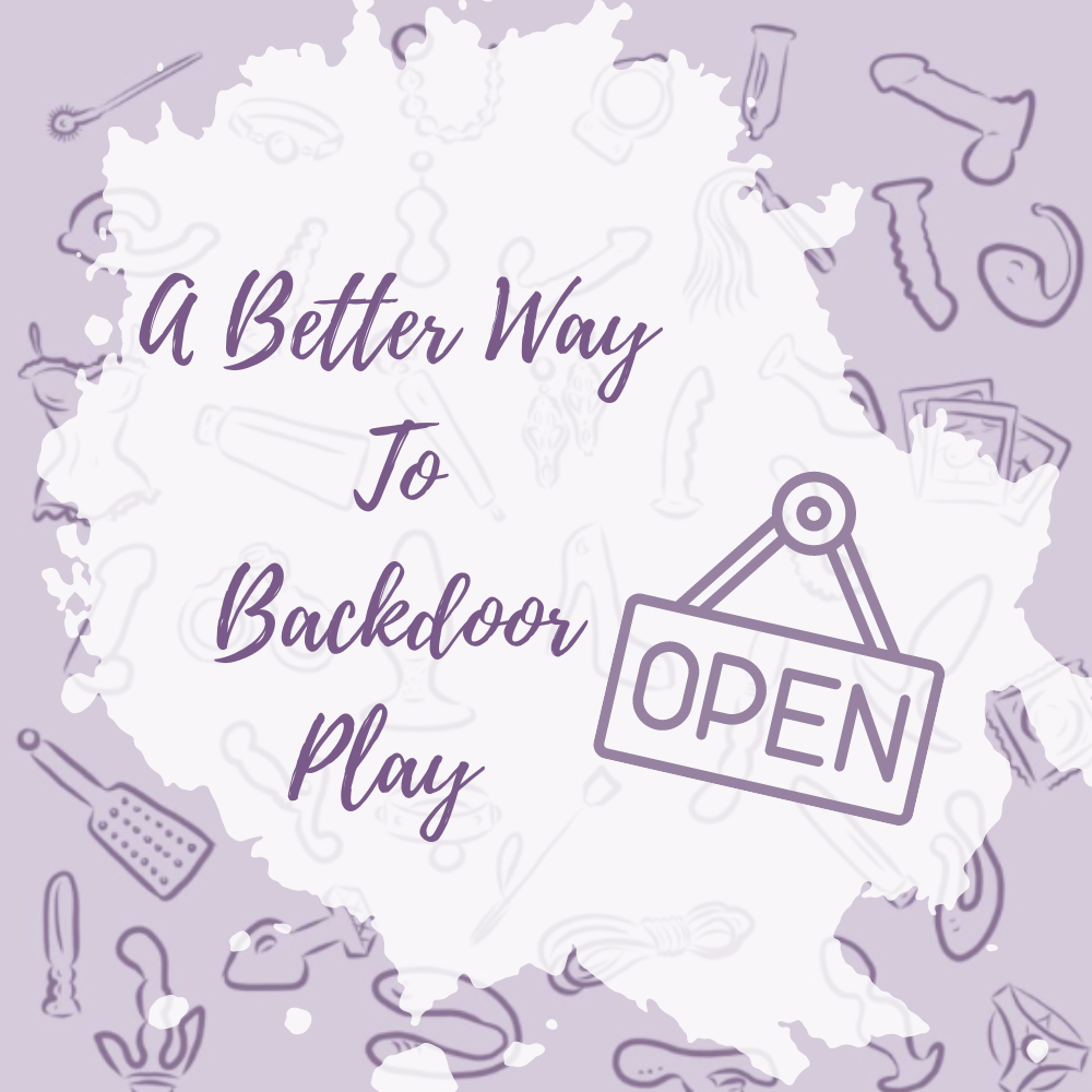 Text graphic reads A Better Way To Backdoor Play next to cartoon illustration of 